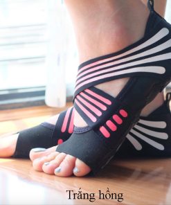 Giày tập Yoga chống trượt đế mềm SLink - Trắng Hồng